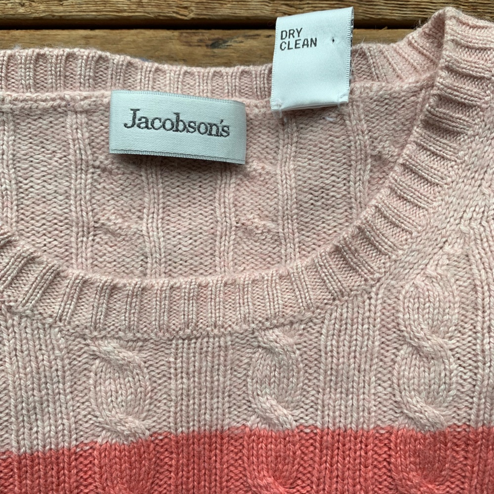 Silk and Cashmere Cabled Knit Sweater - Picture 8 of 8